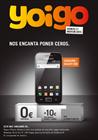 Ofertas smartphone en el folleto de Yoigo en Madrid