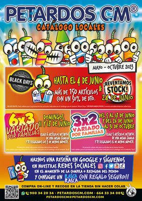 Ofertas de Ocio en Usurbil | CATALOGO LOCALES de Petardos CM | 16/5/2023 - 31/10/2023