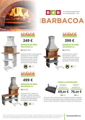 Catálogo BdB en Ceuta | Barbacoa BdB | 25/5/2023 - 31/10/2023