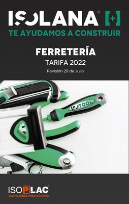 Catálogo Isolana en Sevilla | FERRETERÍA – TARIFA ISOLANA 2023 | 30/5/2023 - 31/12/2023