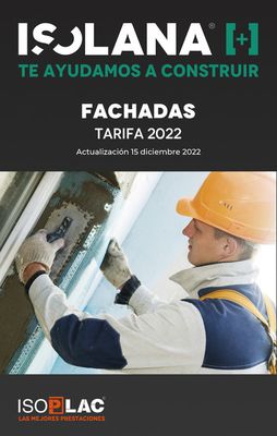 Catálogo Isolana en Vigo | FACHADAS – TARIFA ISOLANA 2023 | 30/5/2023 - 31/12/2023