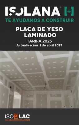 Ofertas de Jardín y Bricolaje en Santa Cruz de Bezana | Placa de Yeso Laminado Isolana de Isolana | 30/5/2023 - 31/12/2023