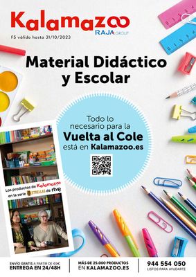 Ofertas de Libros y Papelerías en Moral de Calatrava | Material Didáctico y Escolar de Staples Kalamazoo | 27/6/2023 - 31/10/2023