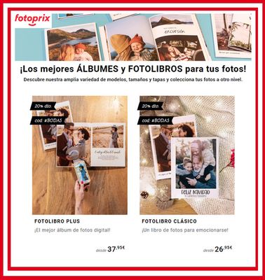 Catálogo Fotoprix en Valencia | Álbumes y Fotolibros | 9/7/2023 - 30/9/2023