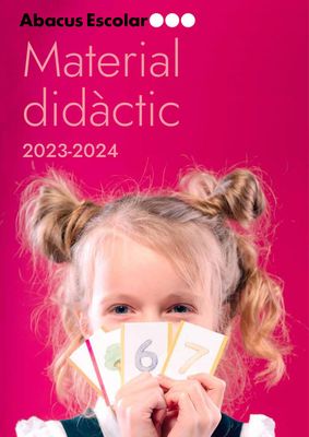 Catálogo Abacus en Figueres | Material didàctic abacus escolar 23-24 | 13/7/2023 - 1/2/2024