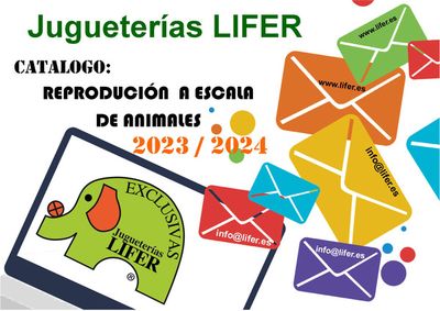 Catálogo Jugueterías Lifer | Reproducción A Escala De Animales  | 21/7/2023 - 31/12/2023