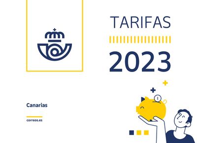Ofertas de Libros y Papelerías en Telde | Tarifa Canarias de Correos | 26/7/2023 - 31/12/2023