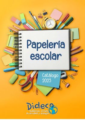 Catálogo Dideco en Valencia | Papeleria escolar 2023 | 27/7/2023 - 31/12/2023