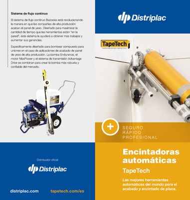 Catálogo Distriplac en Barcelona | Folleto Tapetech | 28/7/2023 - 31/12/2023