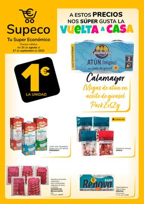 Catálogo Supeco en Valencia | Tu Súper Económico | 31/8/2023 - 27/9/2023