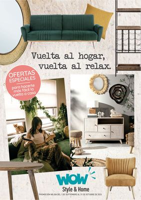 Catálogo WOW Málaga, Style&Home by Mubak en Málaga | Vuelta al hogar, vuelta al relax | 1/9/2023 - 31/10/2023