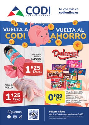 Catálogo Supermercados Codi en Utrera | Folleto válida del 1 al 30 de septiembre de 2023 | 1/9/2023 - 30/9/2023