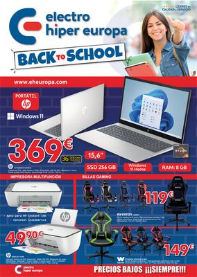 Ofertas de Informática y Electrónica en Sagunt-Sagunto | Back to school  de Electro Hiper Europa | 1/9/2023 - 24/9/2023