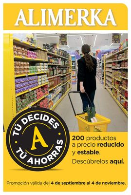 Catálogo Alimerka en El Entrego | 200 productos a precio reducido y estable. | 8/9/2023 - 4/11/2023