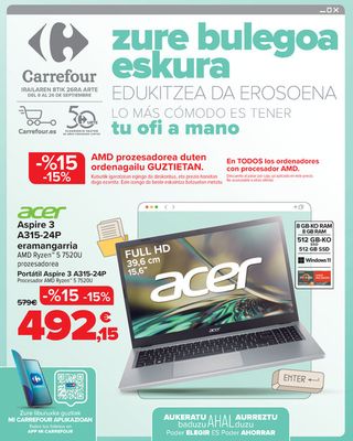 Ofertas de Informática y Electrónica en Errenteria | TELETRABAJO de Carrefour | 8/9/2023 - 26/9/2023