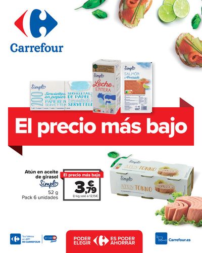 Catálogo Carrefour en Pedrera | EL PRECIO MÁS BAJO (Alimentación, Droguería y perfumería) | 8/8/2023 - 30/9/2023