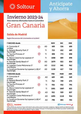 Catálogo Soltour | Gran Canaria | 11/9/2023 - 23/4/2024