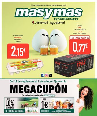 Catálogo Masymas en Valladolid | Queremos ayudarte | 14/9/2023 - 27/9/2023