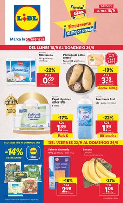 Ofertas de Hiper-Supermercados en Majadahonda | ¡Simplemente el mejor precio! de Lidl | 18/9/2023 - 24/9/2023