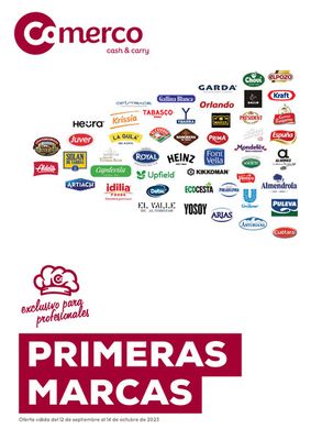 Catálogo Comerco Cash & Carry en Canet de Mar | PRIMERAS MARCAS | 13/9/2023 - 14/10/2023