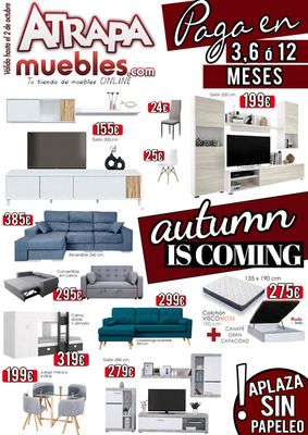 Ofertas de Hogar y Muebles en Novelda | Autumn is coming de ATRAPAmuebles | 19/9/2023 - 2/10/2023