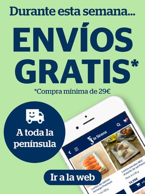 Catálogo La Sirena en Las Rozas | ¡Envíos gratis! En compras superiores a 29€ | 18/9/2023 - 24/9/2023