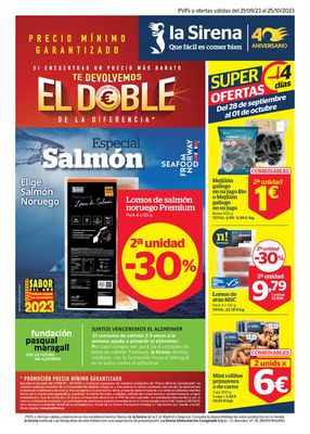 Catálogo La Sirena en Madrid | Especial Salmón | 25/9/2023 - 1/10/2023