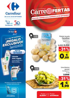 Catálogo Carrefour en Torrelavega | CARREOFERTAS | 22/9/2023 - 24/9/2023
