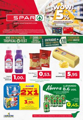 Catálogo Spar Tenerife en Puerto de la Cruz | Oferta válida del 21 de Septiembre al 4 de Octubre de 2023 | 21/9/2023 - 4/10/2023