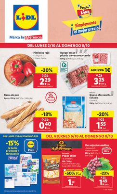 Ofertas de Hiper-Supermercados en Agüimes | ¡Marca la diferéncia! de Lidl | 2/10/2023 - 8/10/2023