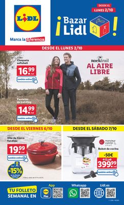 Ofertas de Hiper-Supermercados en Cuenca | ¡Bazar Lidl! de Lidl | 2/10/2023 - 8/10/2023