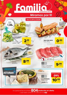 Ofertas de Hiper-Supermercados en Lugones | Miramos por ti! de Autoservicios Familia | 21/9/2023 - 4/10/2023