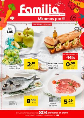 Ofertas de Hiper-Supermercados en Chantada | Miramos por ti! de Autoservicios Familia | 21/9/2023 - 4/10/2023