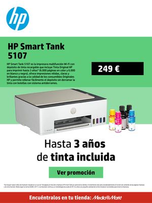 Ofertas de Informática y Electrónica en Santa Coloma de Gramenet | HP Smart Tank de HP | 26/9/2023 - 8/10/2023
