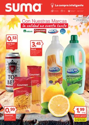 Catálogo Suma Supermercados en Las Palmas de Gran Canaria | Oferta válida del 27 de Septiembre al 17 de Octubre de 2023 | 27/9/2023 - 17/10/2023