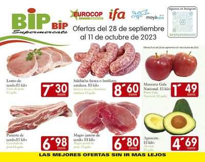 Ofertas de Hiper-Supermercados en Inca | Ofertas del 28 de septiembre al 11 de octubre de 2023  de Supermercados Bip Bip | 28/9/2023 - 11/10/2023