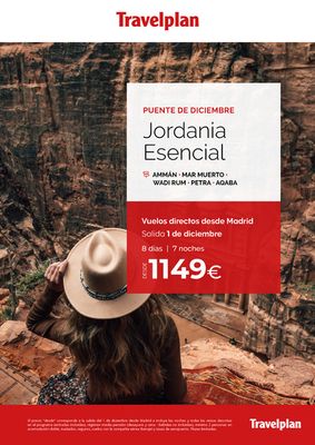 Ofertas de Viajes en Amposta | Travelplan Jordania de Travelplan | 28/9/2023 - 1/12/2023