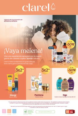 Ofertas de Perfumerías y Belleza en Calahorra | ¡Vaya melena!  de Clarel | 28/9/2023 - 3/10/2023