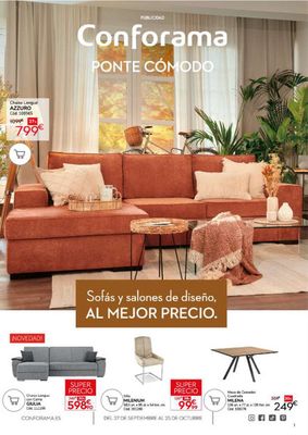 Catálogo Conforama en Alfafar | Sofàs y salones de diseño al mejor precio | 29/9/2023 - 13/10/2023