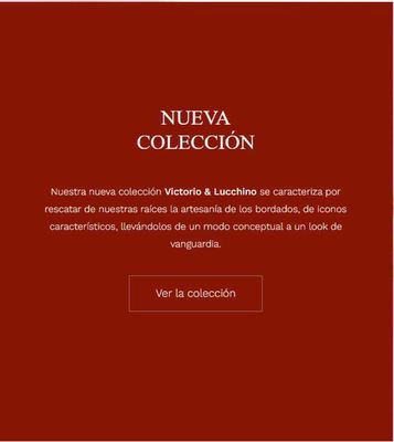 Catálogo Victorio & Lucchino | Nueva Colección de Victorio & Lucchino | 26/10/2023 - 28/12/2023