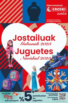Catálogo Eroski en Tudela | Jostailuak Gabonak 2023 EROSKI | 3/11/2023 - 6/1/2024