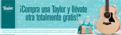 Catálogo Unión musical | ¡Compra una guitarra Taylor y llévate otra gratis!  | 2/11/2023 - 15/1/2024
