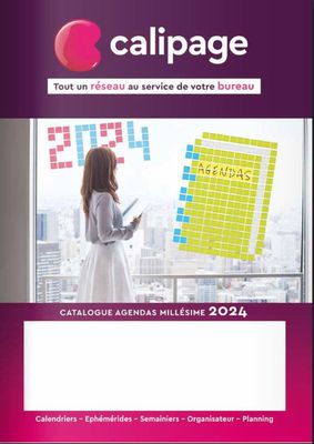 Catálogo Calipage en Lugones | Tout un réseau au service de votre bureau | 10/11/2023 - 31/3/2024