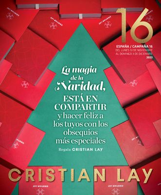 Ofertas de Perfumerías y Belleza en Selva del Camp | Catálogo Cristian Lay  de Cristian Lay | 13/11/2023 - 3/12/2023