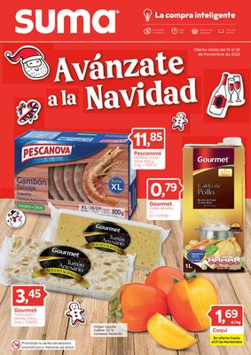 Catálogo Suma Supermercados en Pedreguer | Avánzate a la Navidad | 15/11/2023 - 28/11/2023