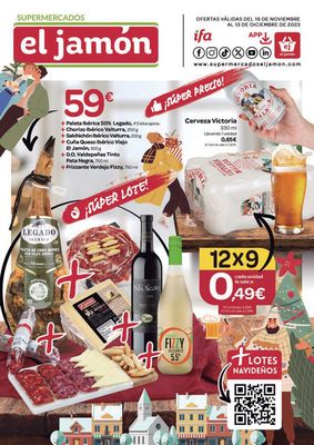 Catálogo Supermercados El Jamón en Osuna | Del 16 de noviembre al 13 de diciembre de 2023 | 16/11/2023 - 13/12/2023