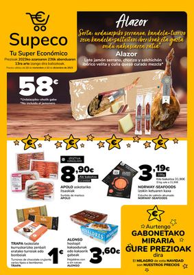 Ofertas de Hiper-Supermercados en Erandio | Tu Super económico de Supeco | 23/11/2023 - 13/12/2023