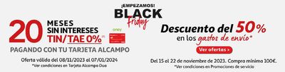 Ofertas de Coches, Motos y Recambios en Linares | Black Friday en Gasolineras Alcampo de Gasolineras Alcampo | 21/11/2023 - 7/1/2024