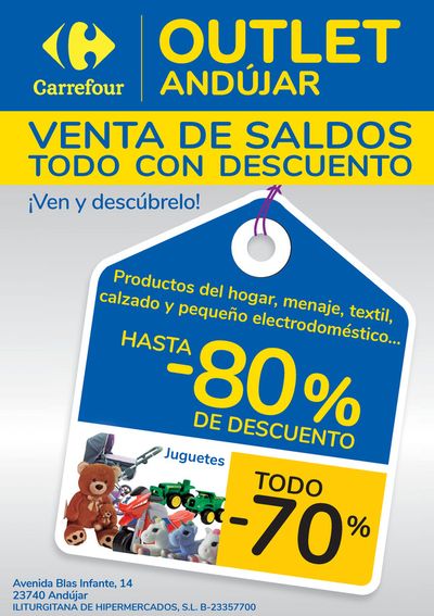 Ofertas de Juguetes y Bebés en Andújar | OUTLET de Carrefour | 24/11/2023 - 10/12/2023