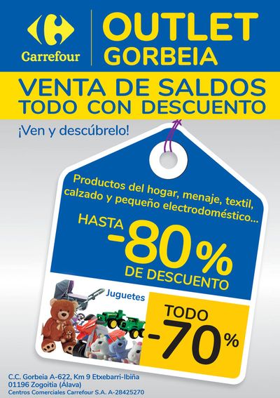 Ofertas de Juguetes y Bebés en Vitoria | OUTLET de Carrefour | 24/11/2023 - 10/12/2023